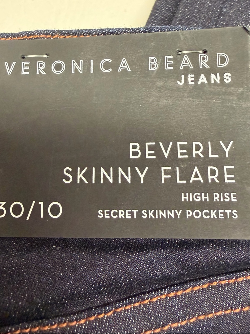 Veronica Beard High-Rise blue Flare Jeans size 30 nwt - Picture 11 of 13